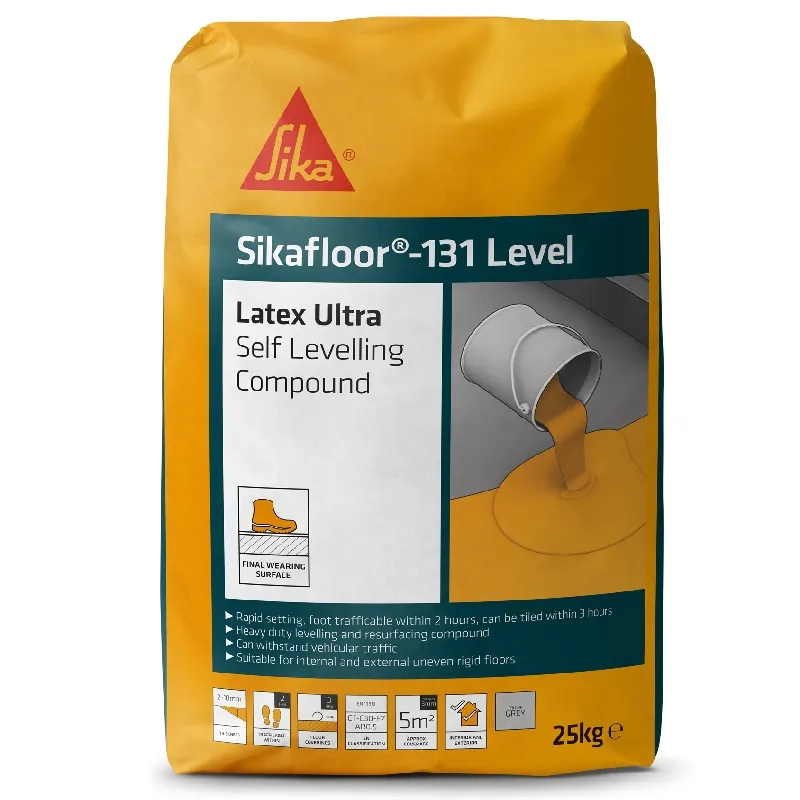 Sika Sikafloor 131 Latex Ultra Self Levelling Resurfacing Compound 25kg Sika Sikafloor 131 Latex Ultra Self Levelling Resurfacing Compound 25kg (619525)