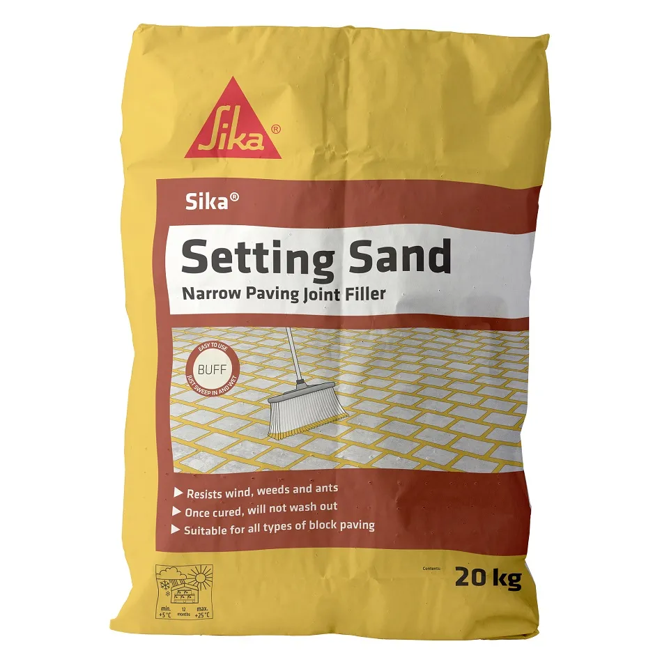 Sika Setting Sand Block Paving Narrow Joint Filler Buff for Stability 879940 (SKSANDBF20)