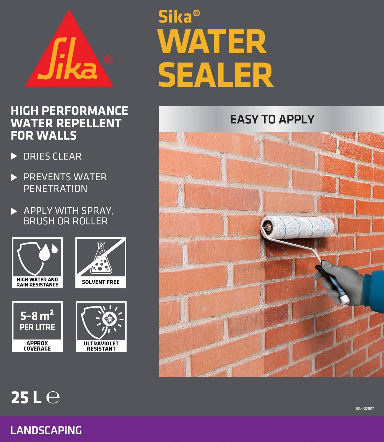 Sika 402 Water Seal Sealer long-lasting protection from water damage.