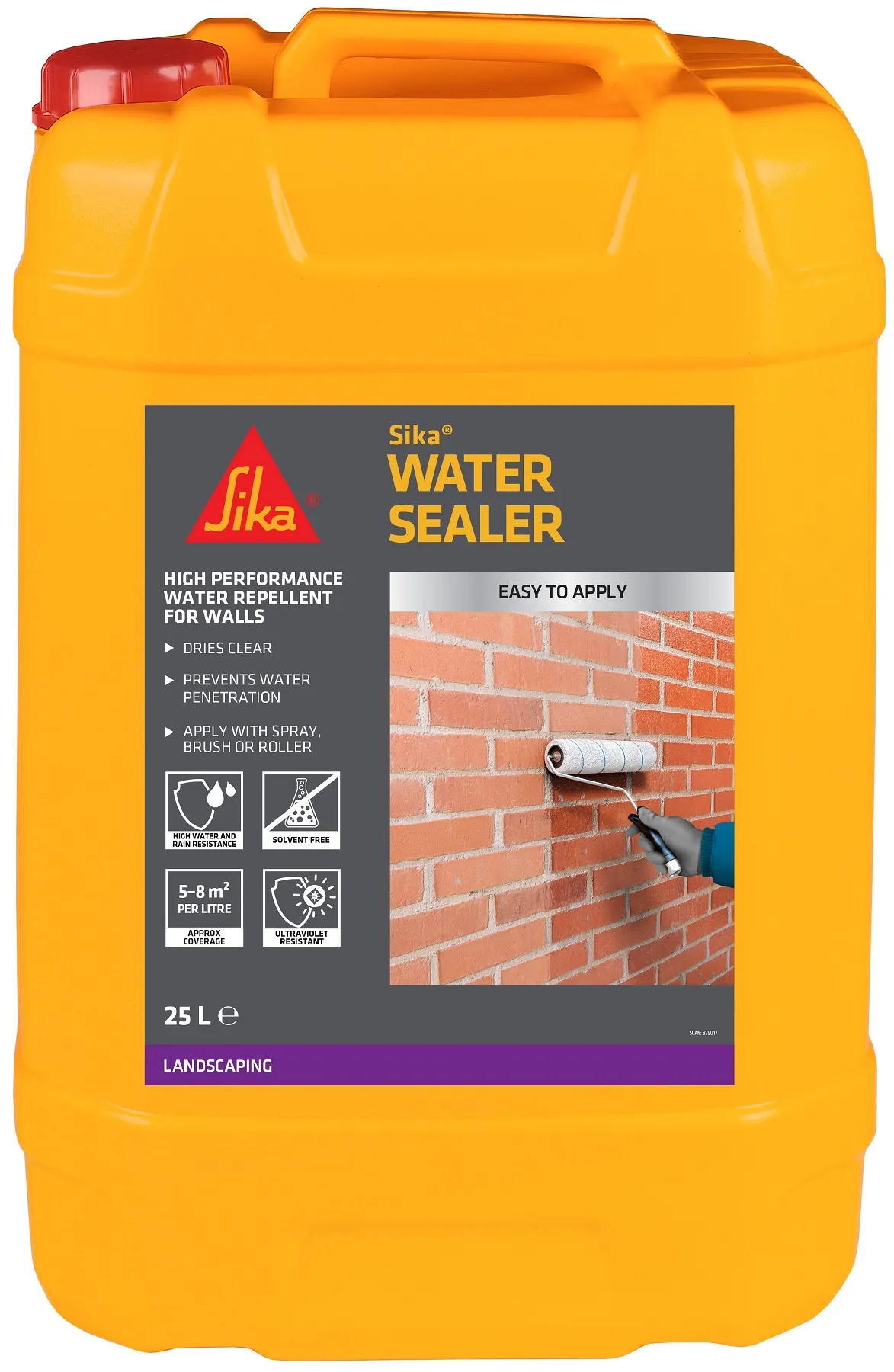 Sika Water Sealer Water 402 Water Repellent for Masonry Protection – 25L (880436)