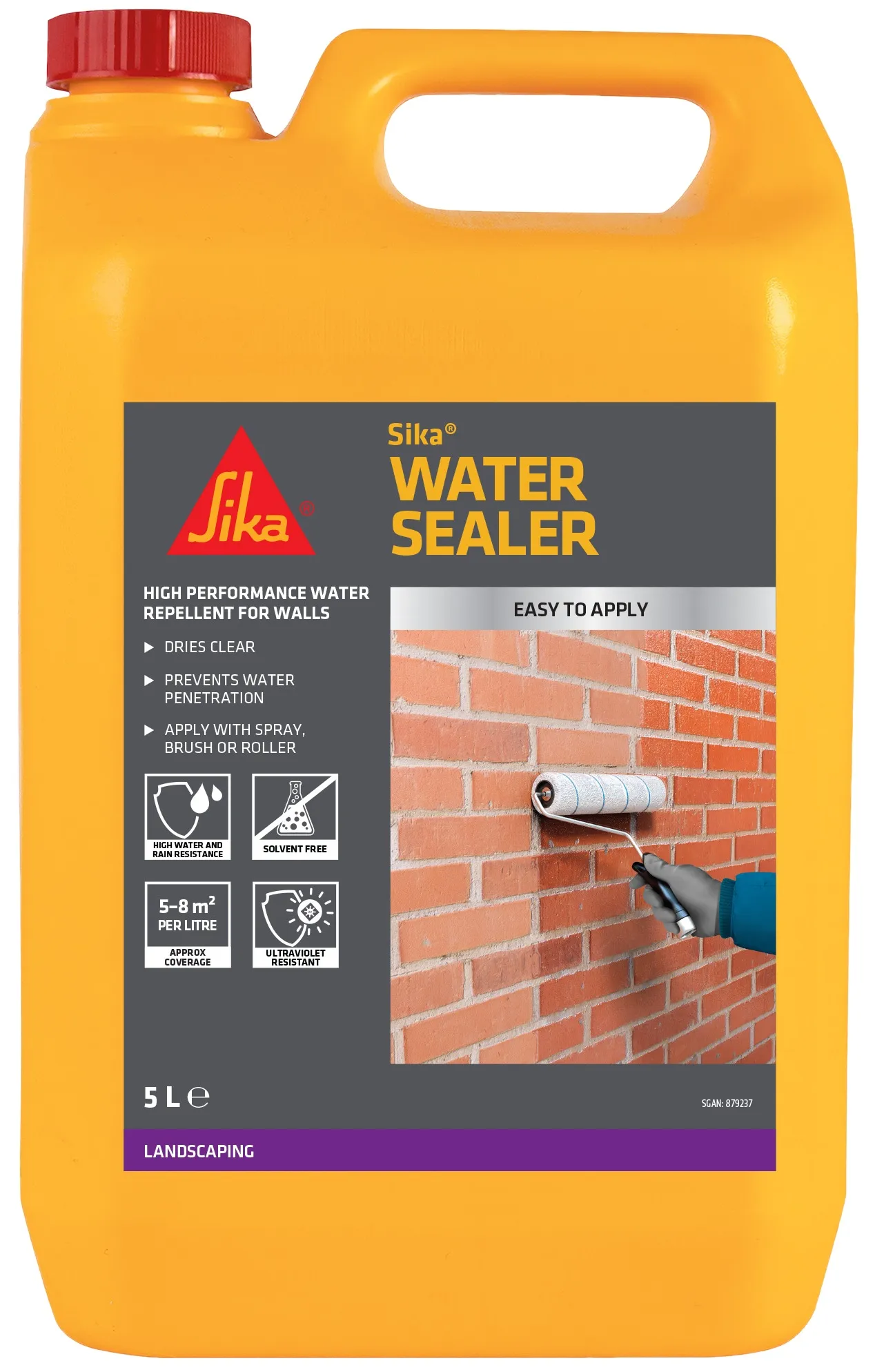 Sika Water Sealer Masonry Repellent 5L 880435
