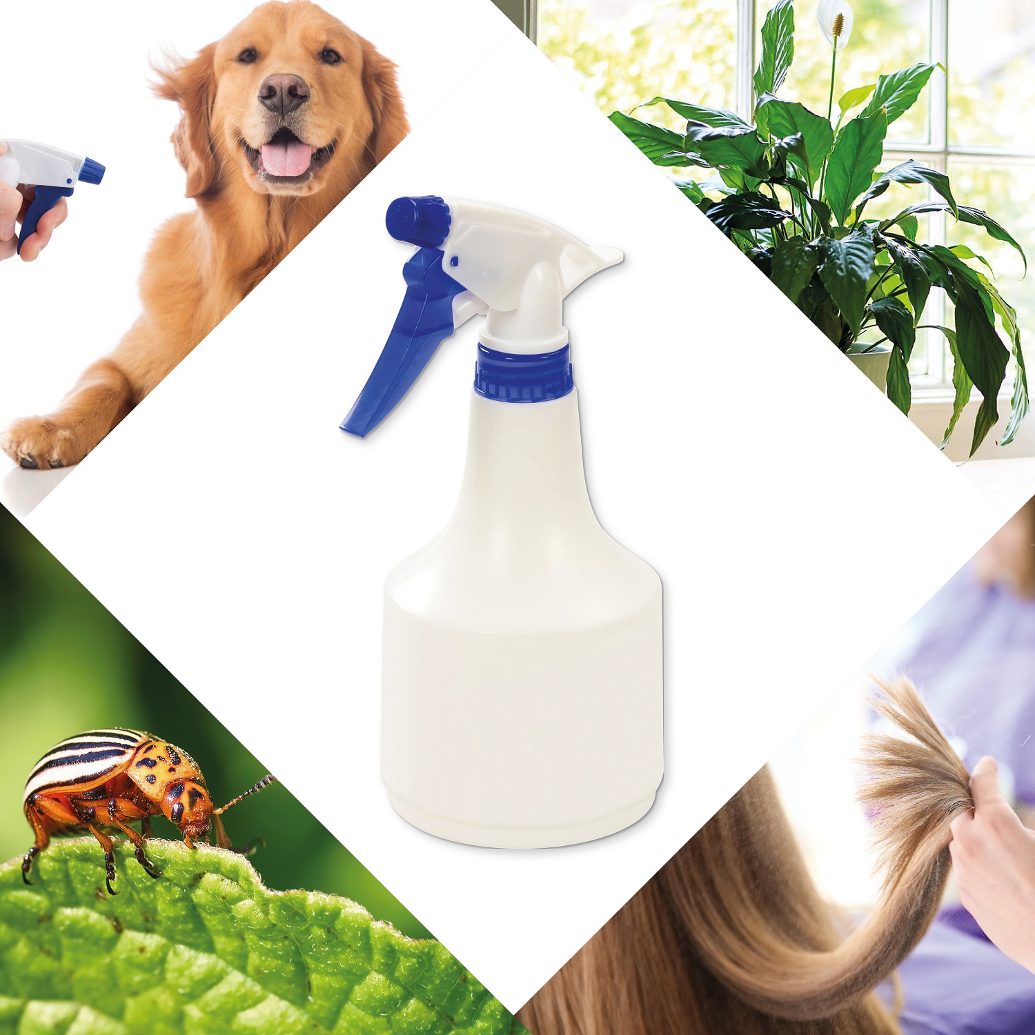 Silverline 500 ml Garden Multi Use Hand Trigger Spray Bottle 427579 11 Uses