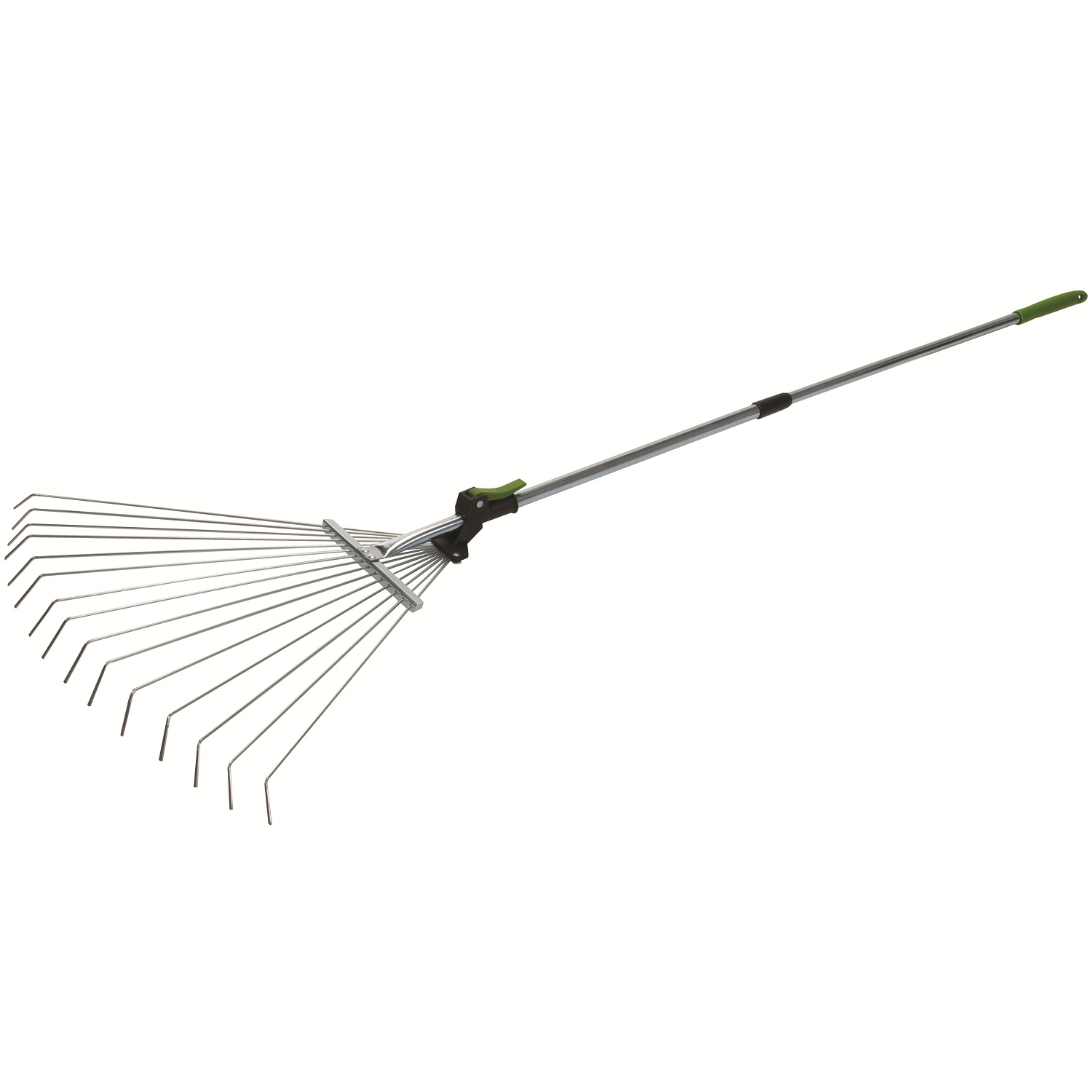 Silverline telescopic adjustable garden sprung leaf and grass rake