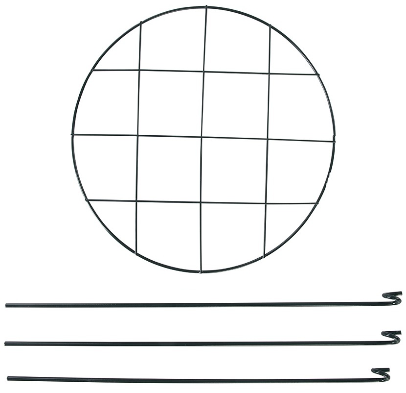 Silverline Garden Plant Grow-Through Support Frame components