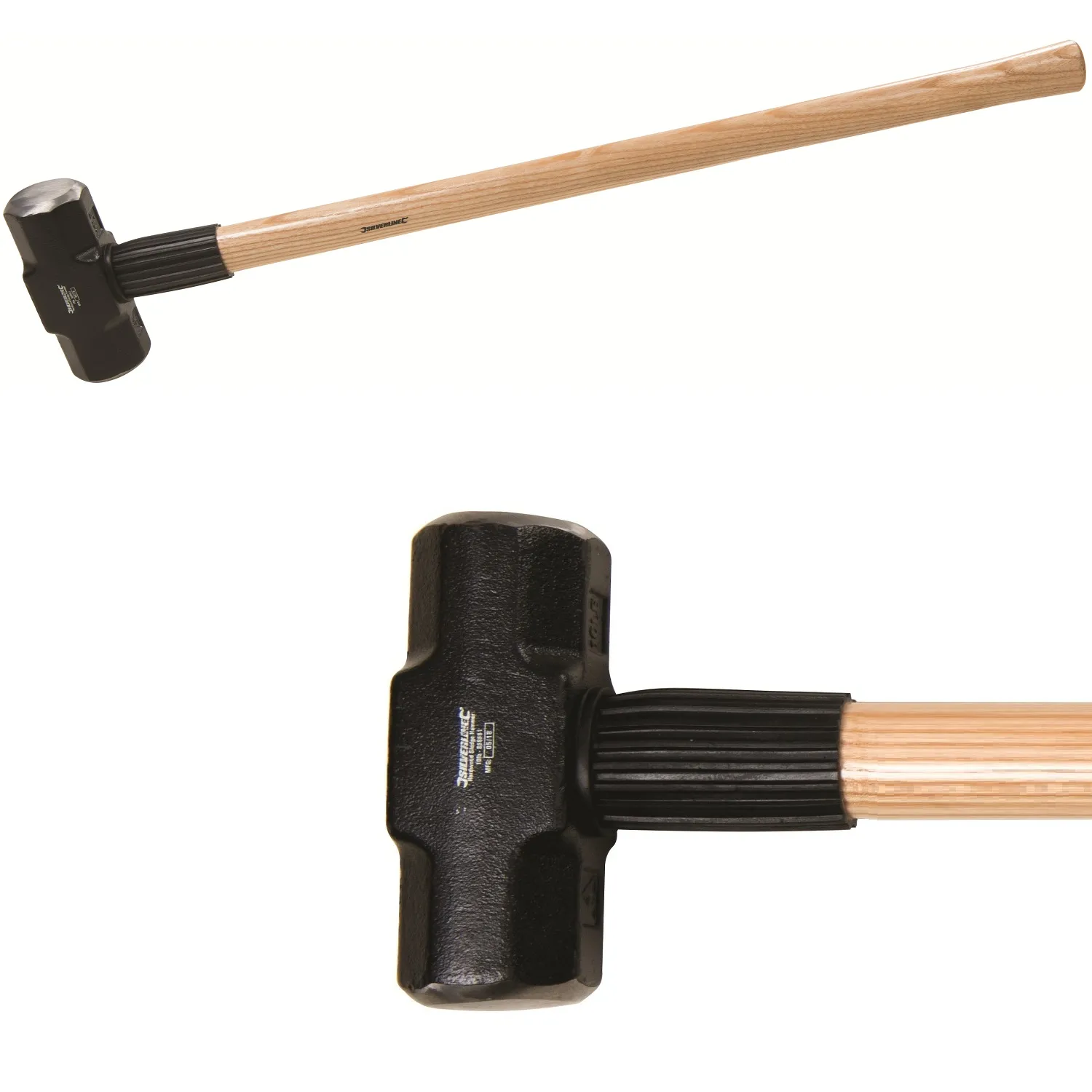 Silverline 14lb Hardwood Forged Steel Sledge Hammer 6.35kg (675160)