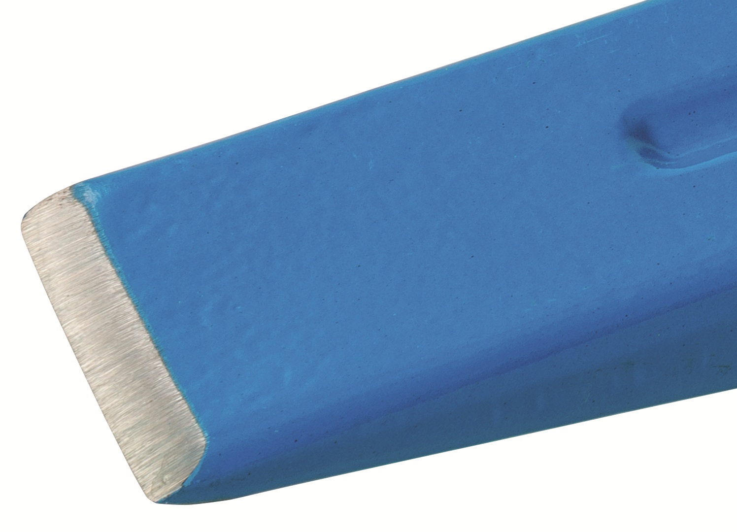 Blue heavy-duty log splitting wedge with sharp edge and drop-forged steel 868729