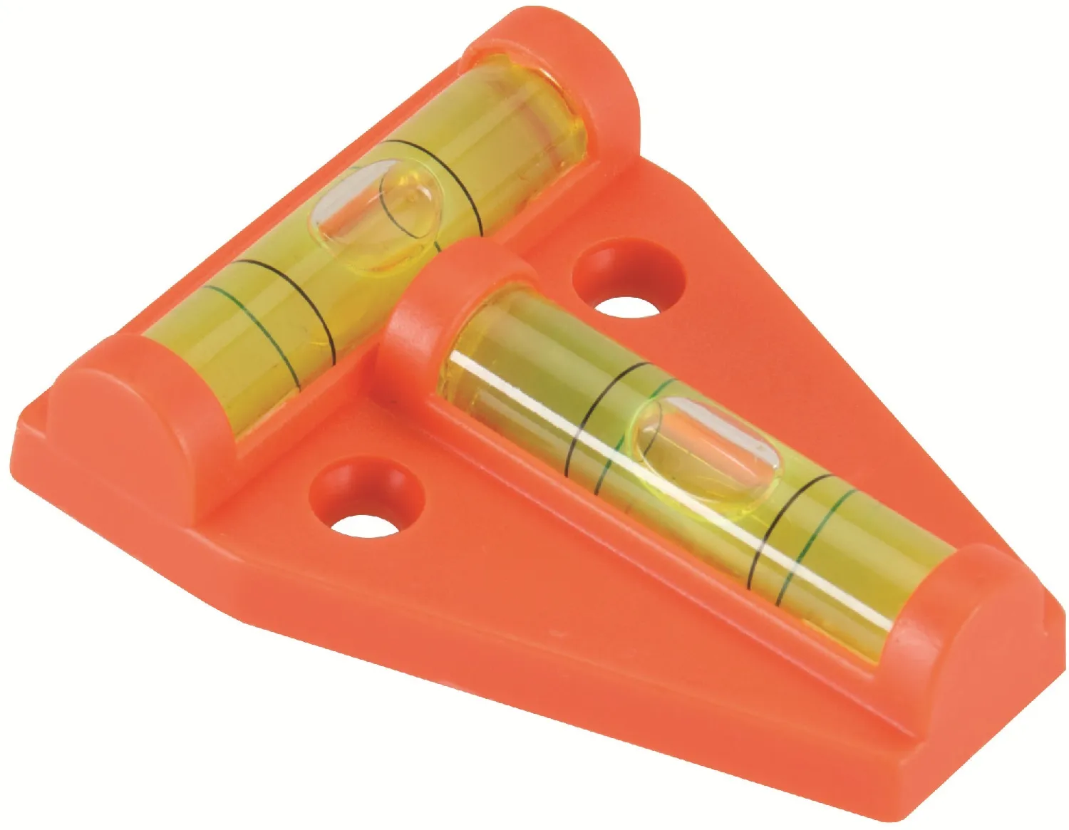 Silverline Mini 2-Way Spirit Level for Post Caravan Levelling 250450 Silverline Mini 2-Way Spirit Level for Post Caravan Levelling 60 x 45mm (250450)