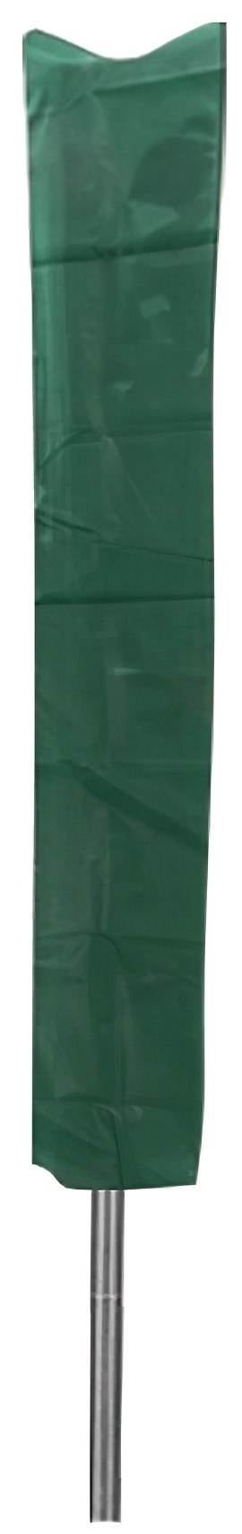 Green protective cover for a rotary clothes line
