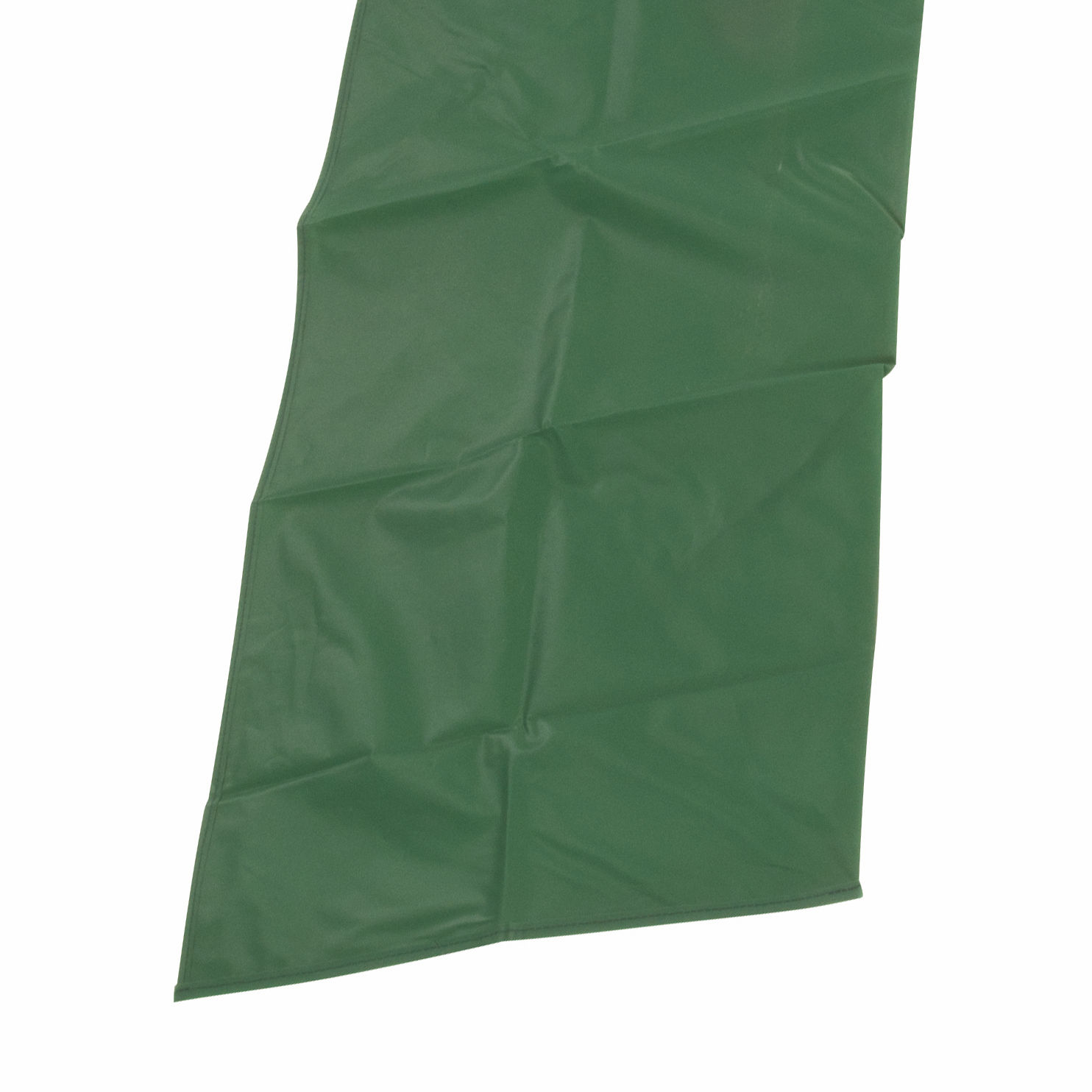 Green protective cover for a rotary clothes line made from tarpaulin material