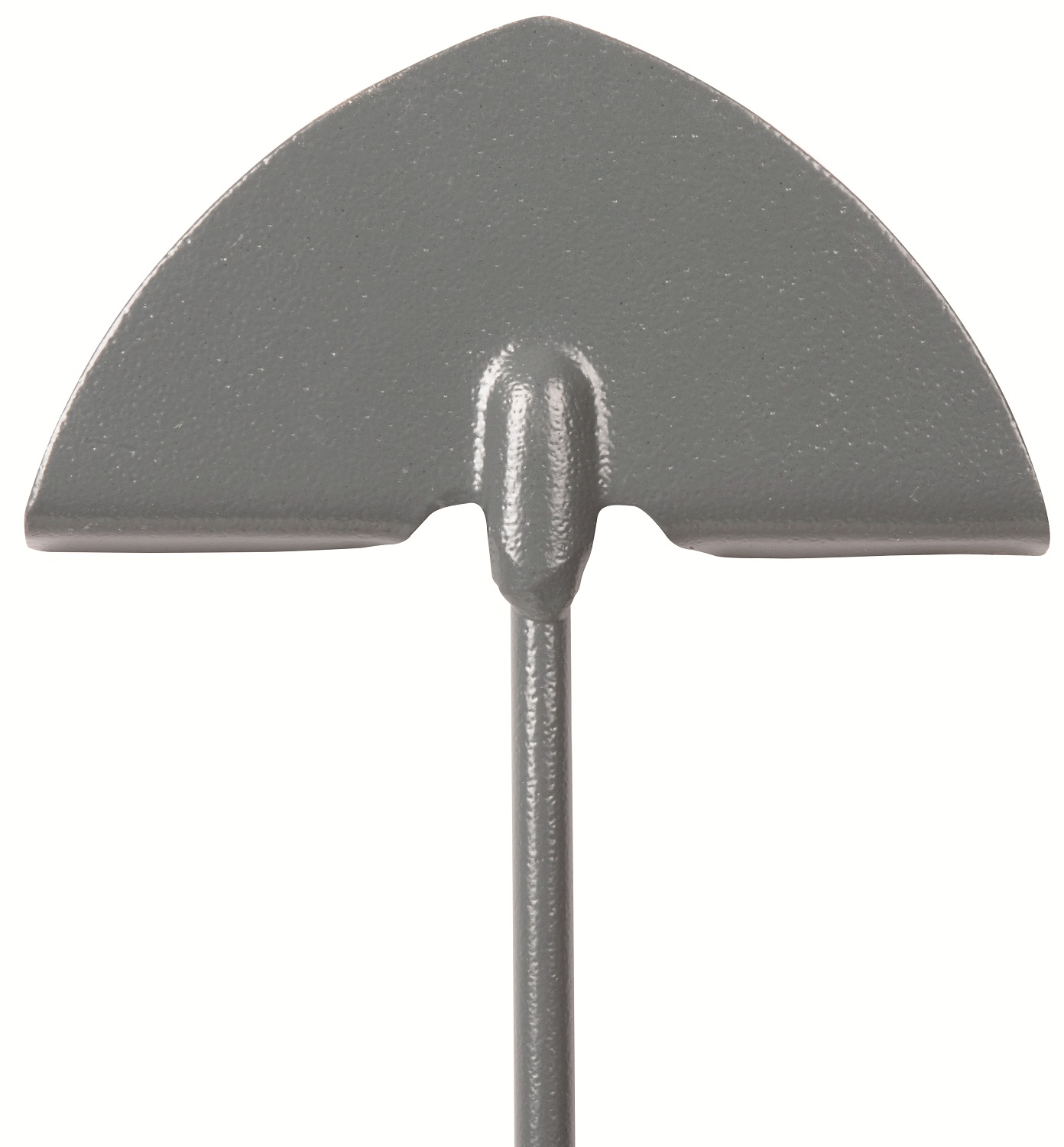 Wooden handled lawn edger with a metal blade for creating clean garden borders metal head closeup