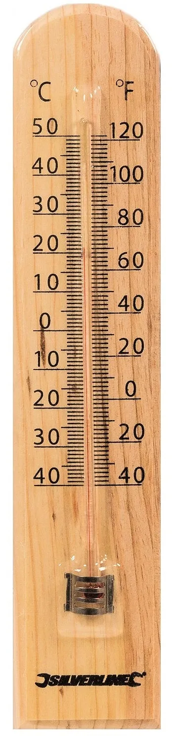 Wooden Indoor and Outdoor Garden Thermometer for Temperature Monitoring (490745)