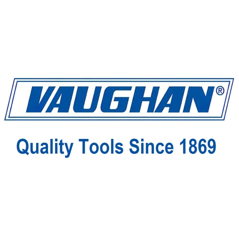 Vaughan Tools logo with blue and white branding and “Quality Tools Since 1869” slogan