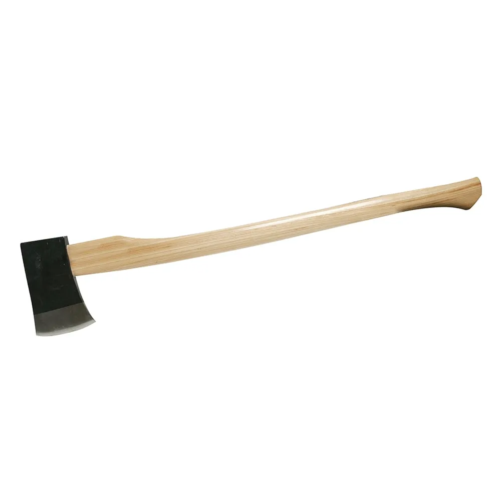 Wooden-Handled Axe with Forged Steel Head Silverline Felling Wood Axe – Hickory Handle – 4.5lb (244967)