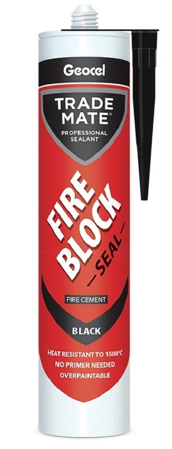 Geocel Fire Block Seal heat Resistant Pointing in Black Cartridge