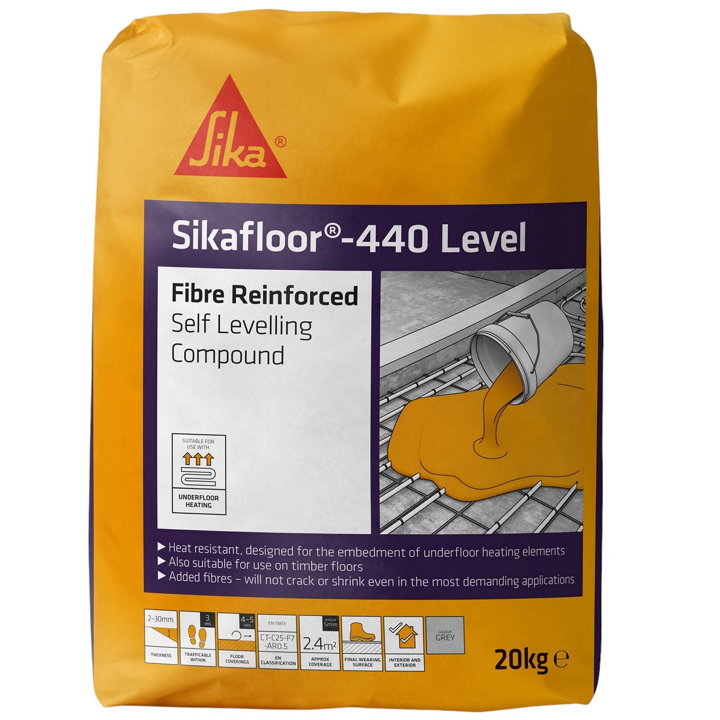 Sikafloor 440 Level fibre reinforced self levelling compound bag