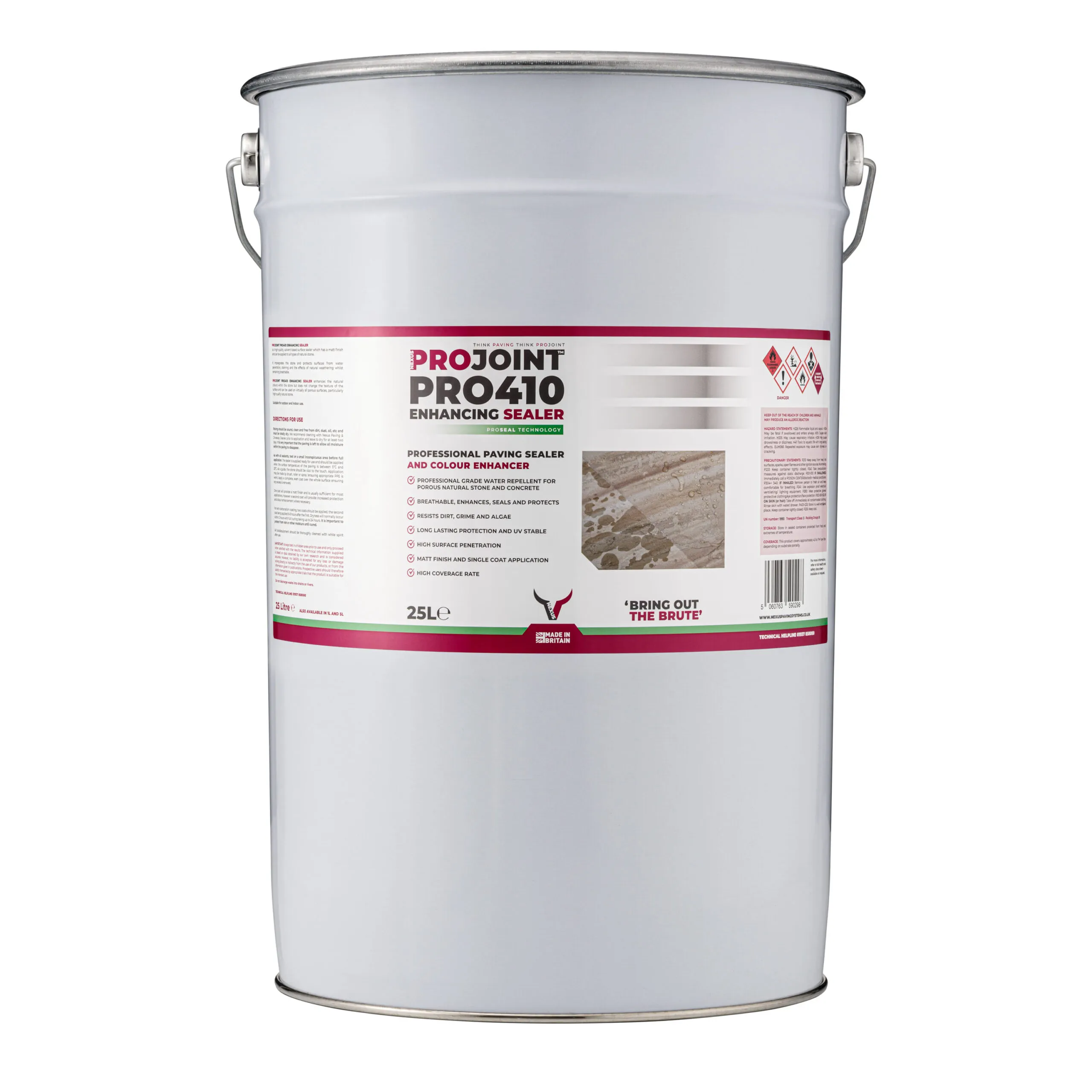 ProJoint Pro-410 Colour Enhancing Paving Sealer – 25 Litre (PRO41025)