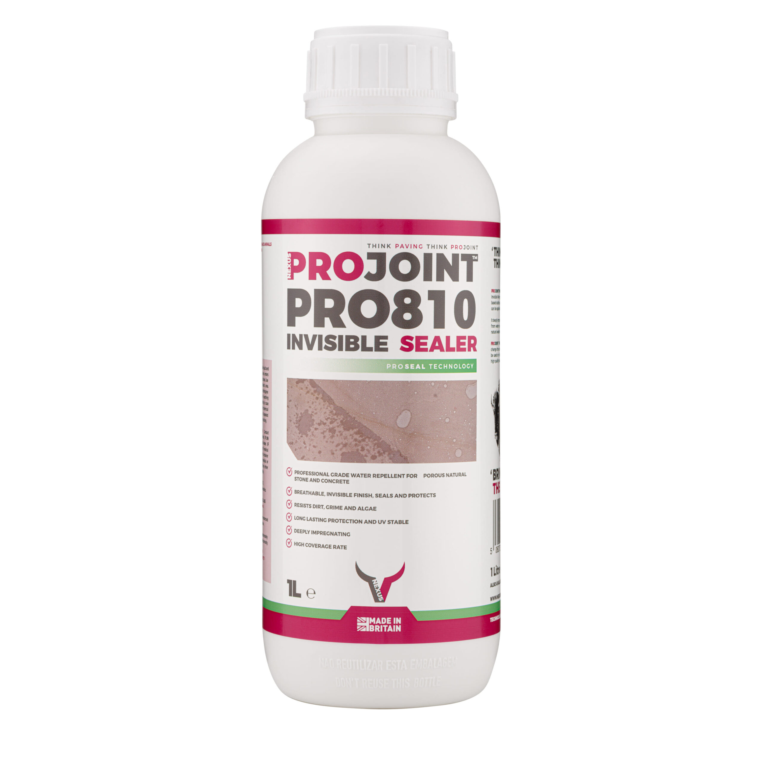 ProJoint Pro-810 Invisible Solvent Based Paving Sealer - 1 Litre