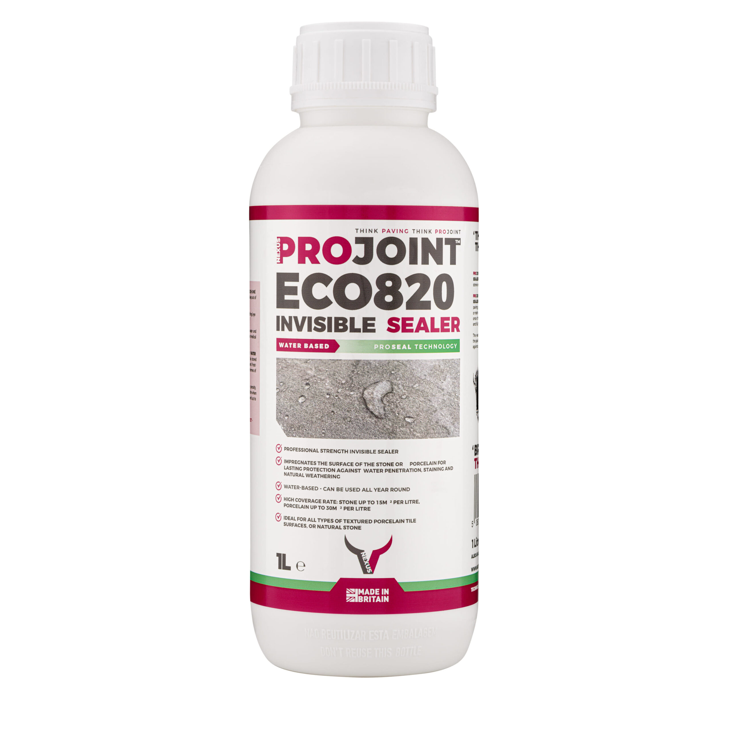 ProJoint Pro-820 Eco Invisible Paving Sealer - 1 Litre