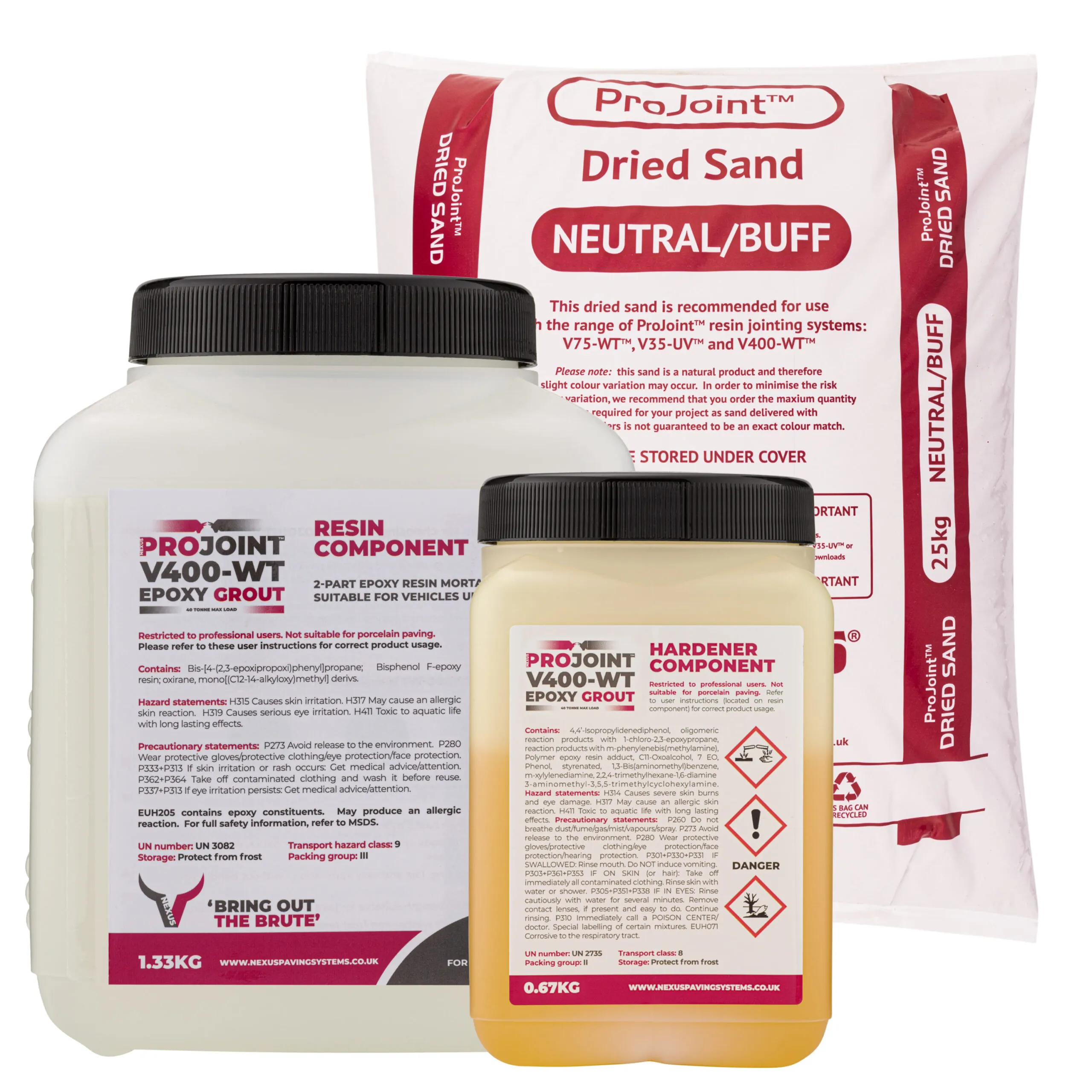 ProJoint V400-WT Epoxy Resin Mortar Kit – NEUTRAL BUFF, 27kg (V400N)