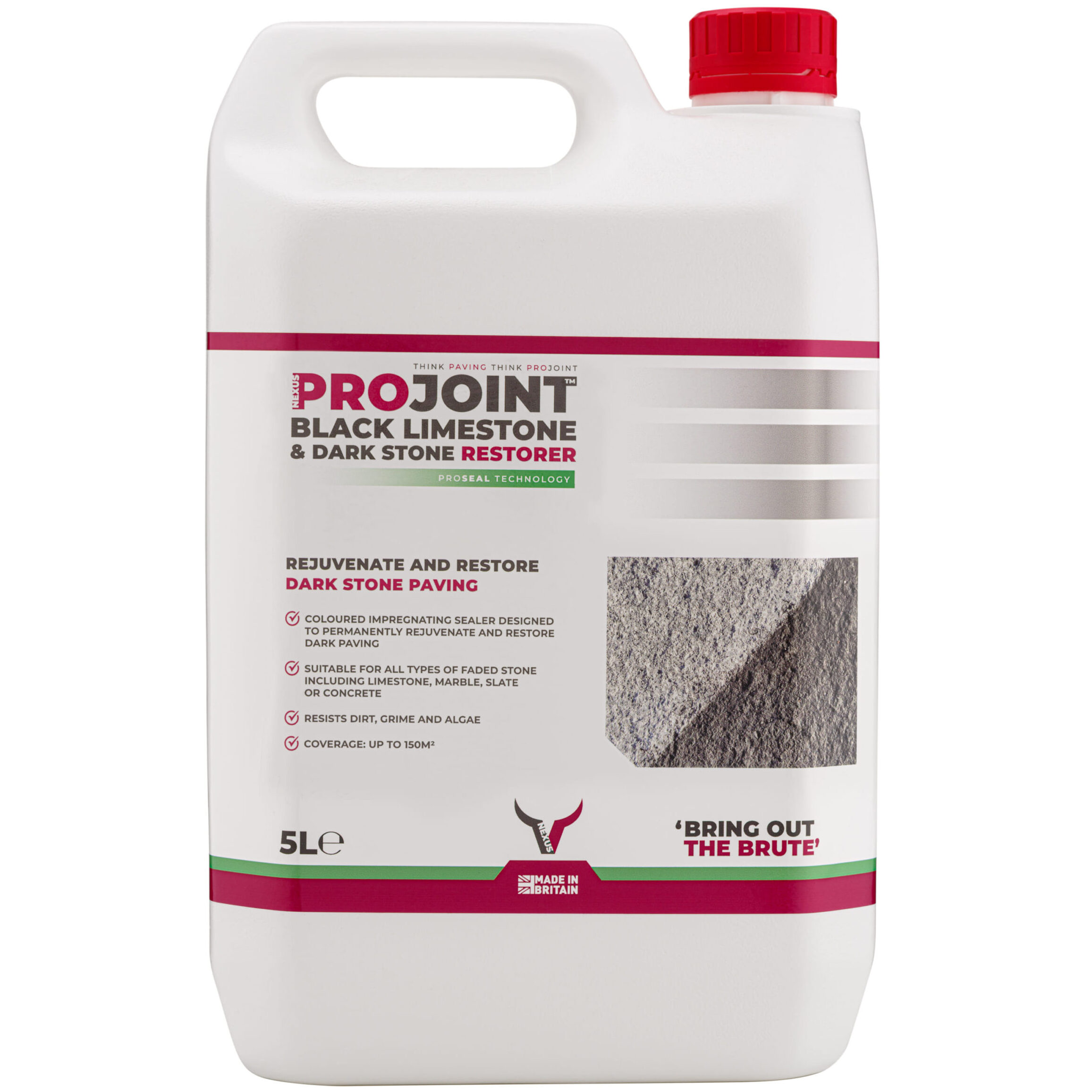 ProJoint Black Limestone & Dark Stone Restorer and Sealer - 5 Litre