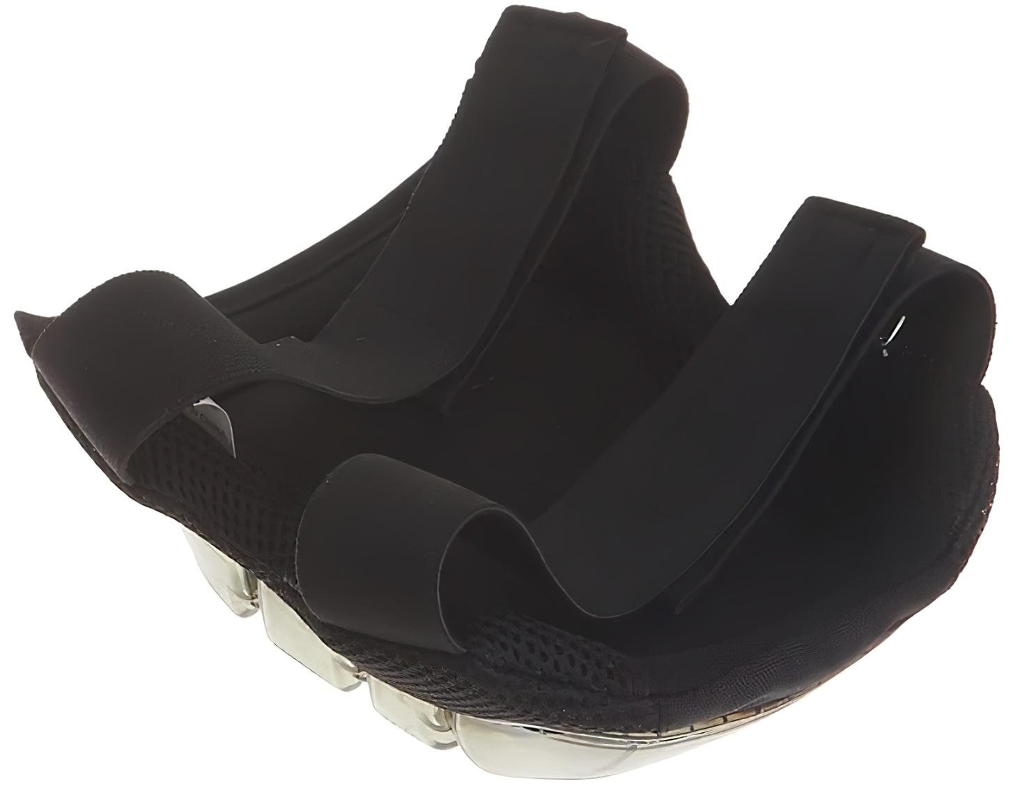 Kunys Airflow Gel Kneepads with ventilated design and gel cushioning, featuring adjustable straps inside back view
