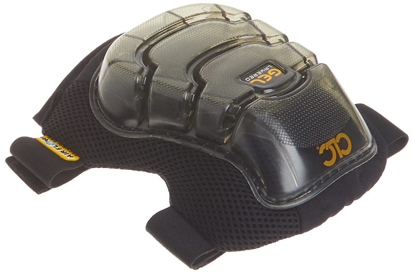 Kunys Airflow Gel Kneepads with ventilated design and gel cushioning, featuring adjustable straps right hand side