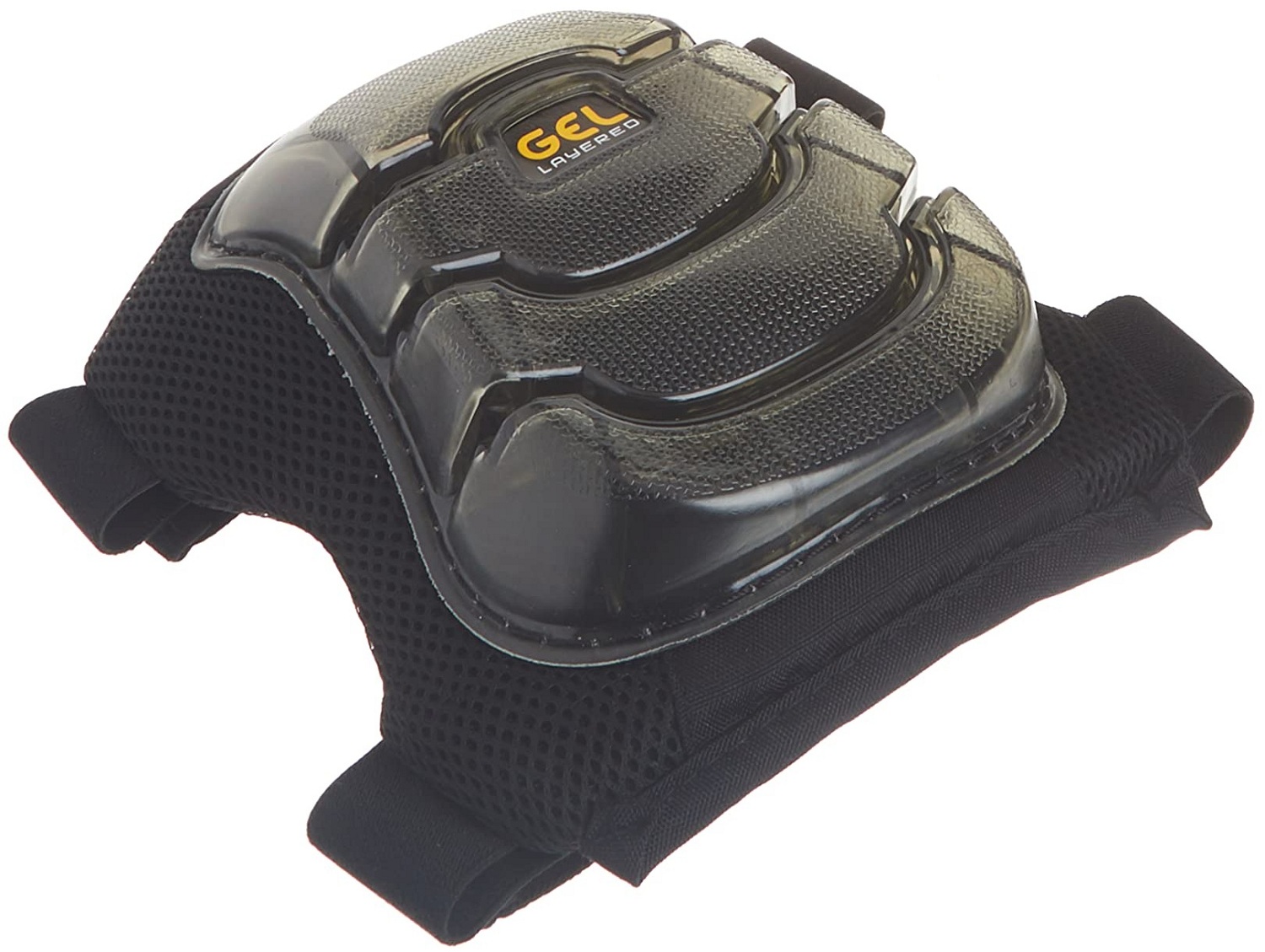 Kunys Airflow Gel Kneepads with ventilated design and gel cushioning, featuring adjustable straps left hand side