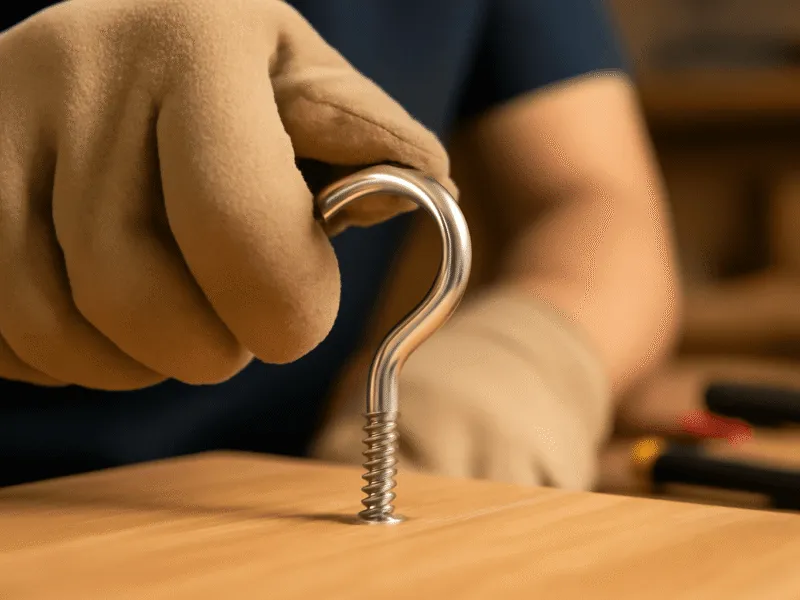 Screw Hooks and Eyes for DIY Home Projects – Secure Fastening with ForgeFix. Screw Hooks and Eyes