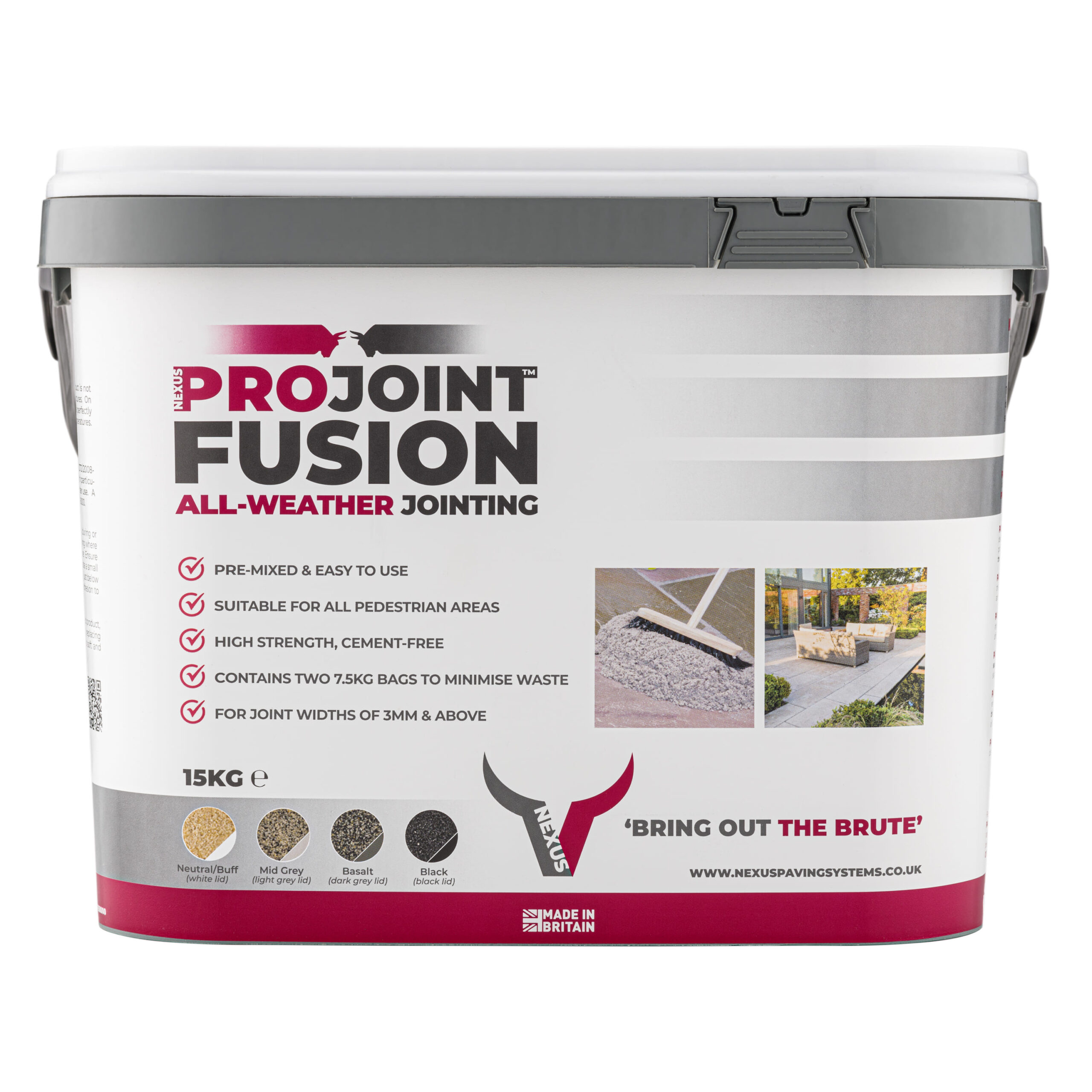 Projoint Fusion All-Weather Jointing - NEUTRAL BUFF, 15kg - Front View