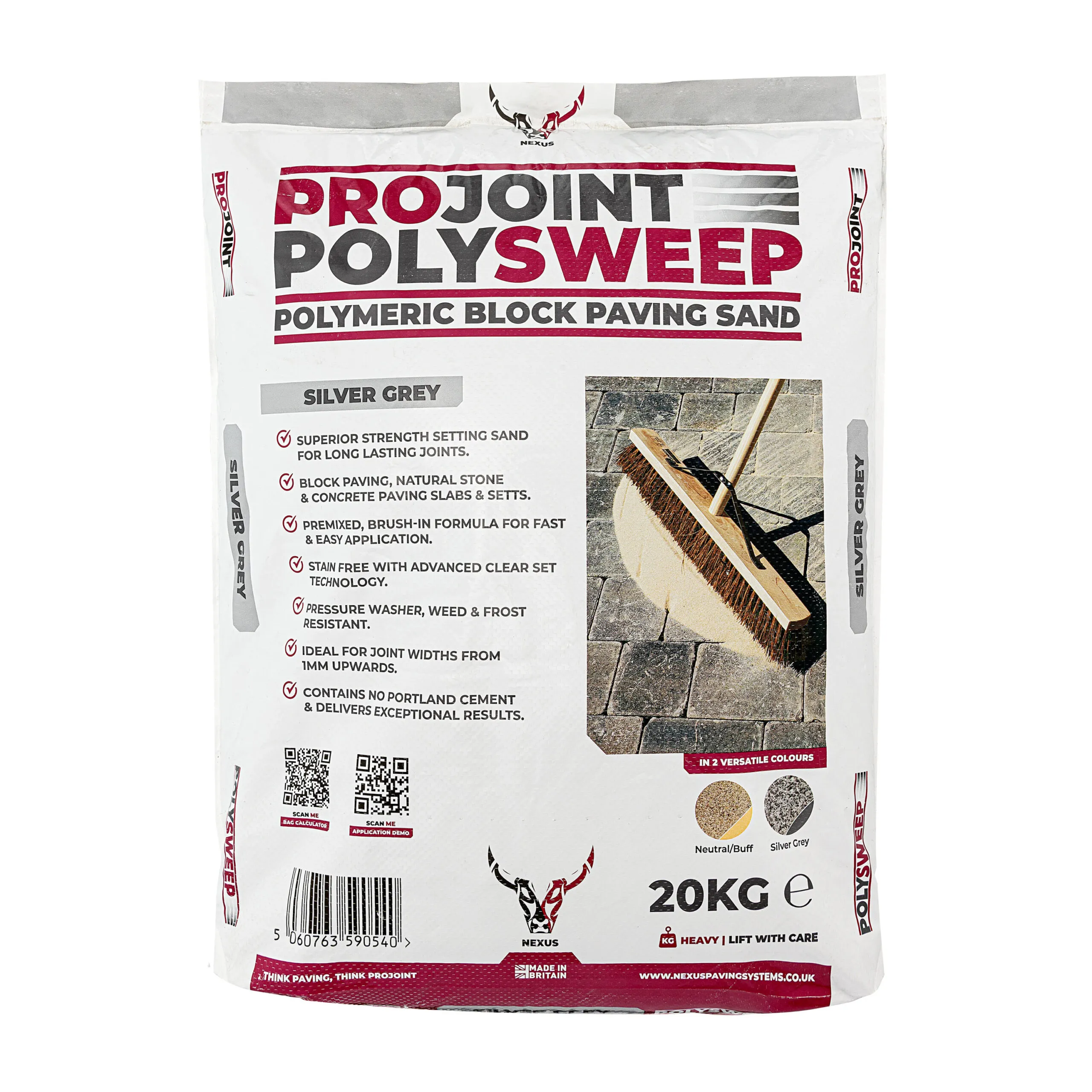 ProJoint Polysweep Polymeric Block Paving Setting Sand – Iron Sand, 20kg (PSIS)