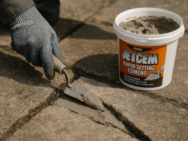 Applying Everbuild Jetcem Cement to Damaged Concrete Technical Mortars Cements & Tarmac