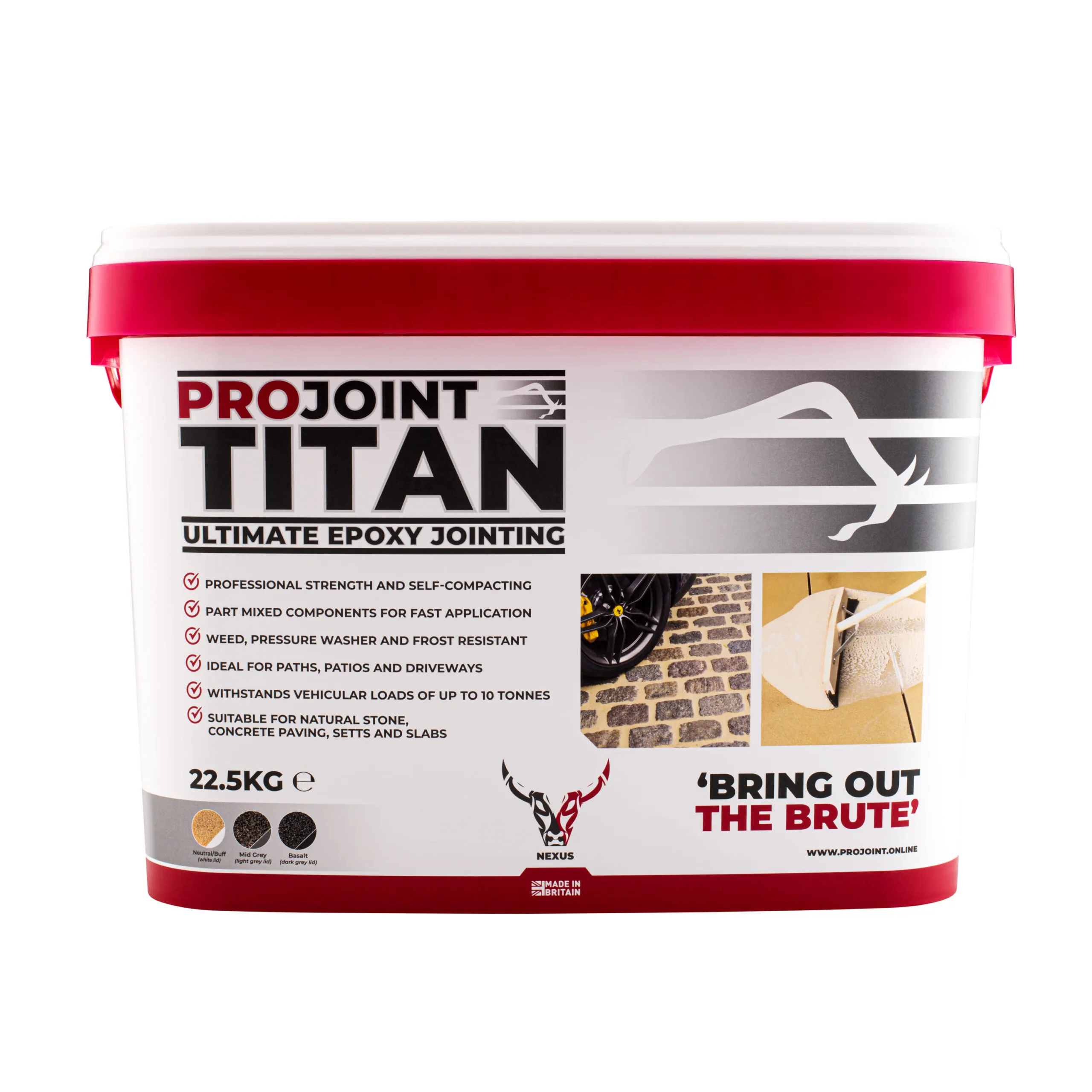 ProJoint Titan Ultimate Epoxy Paving Grout – NEUTRAL BUFF, 22.5kg (TITANN)