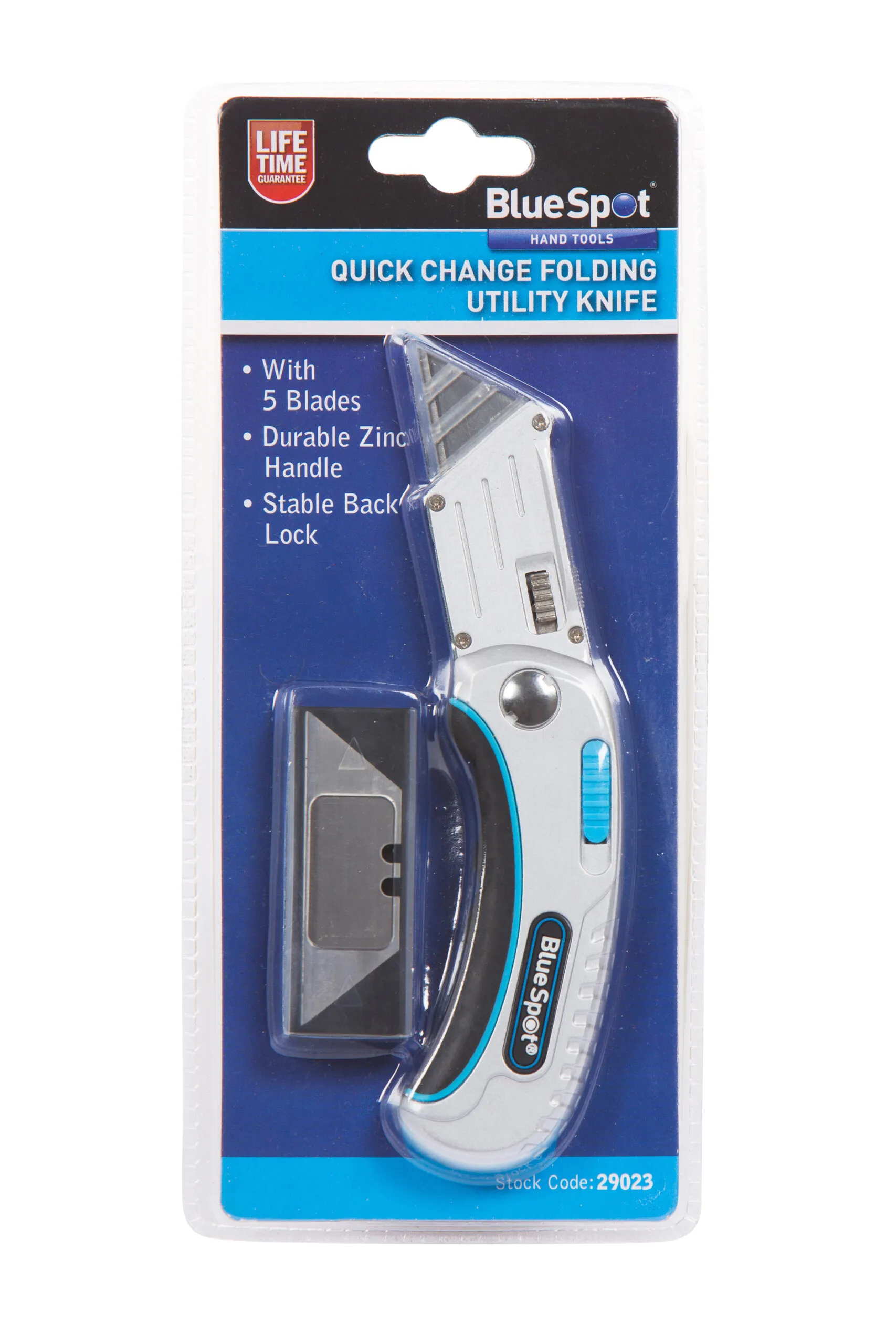29023_6.jpg Blue Spot Tools Quick Change Folding Utility Knife (29023)