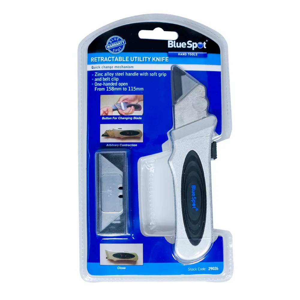29026_8.jpg Blue Spot Tools Retractable Utility Knife (29026)