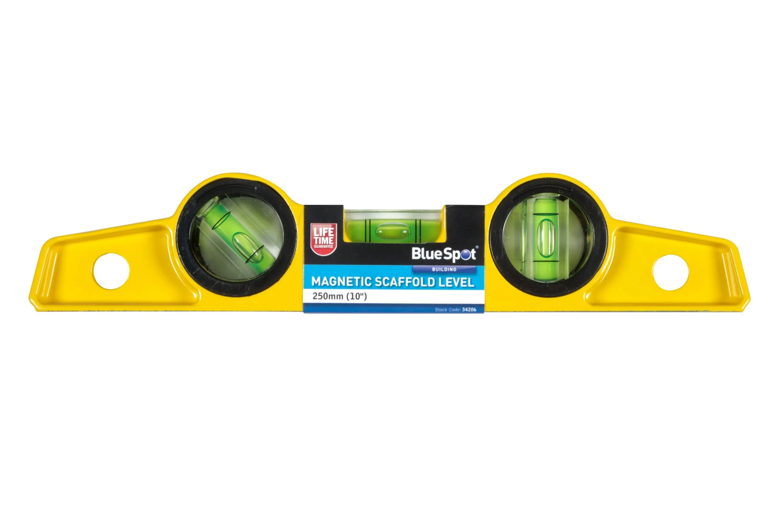 34206.jpg Blue Spot Tools Magnetic Scaffold Spirit Level – 250mm (34206)