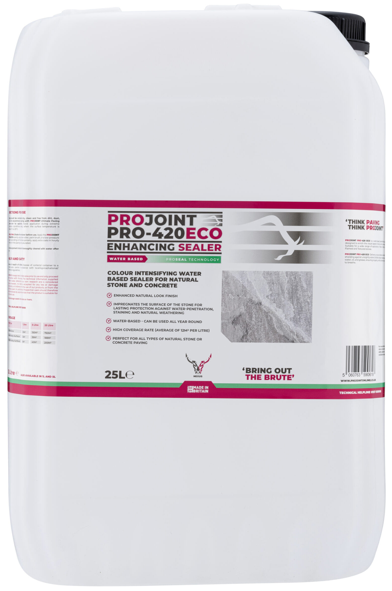 ProJoint PRO-420 ECO Enhancing Sealer 25L - Front View