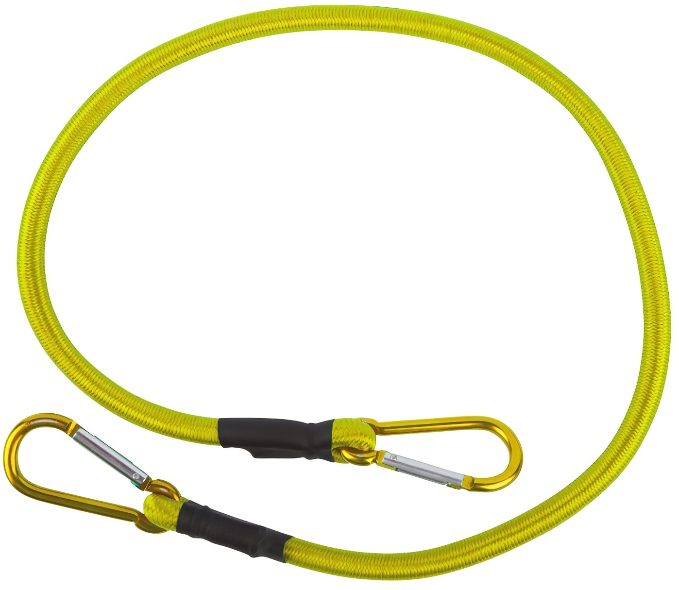 Blue Spot snap clip bungee hi vis yellow 120cm long