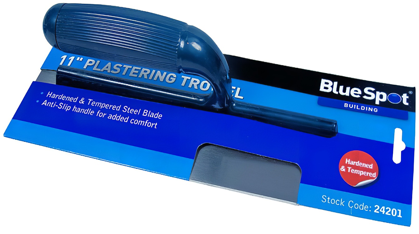 Bluer Spot 280mm plastering and patching trowel with hardened and tempered steel blade