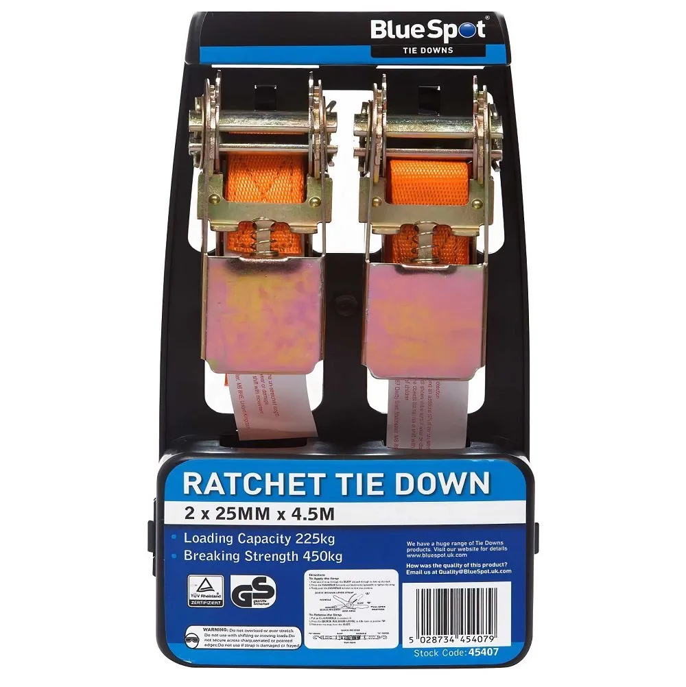 blue-spot-tools-ratchet-tie-down-straps-45407-twin-pack-1.jpg Blue Spot Ratchet Strap Tie Down Twin Pack – 2 x 25mm x 4.5m (45407)