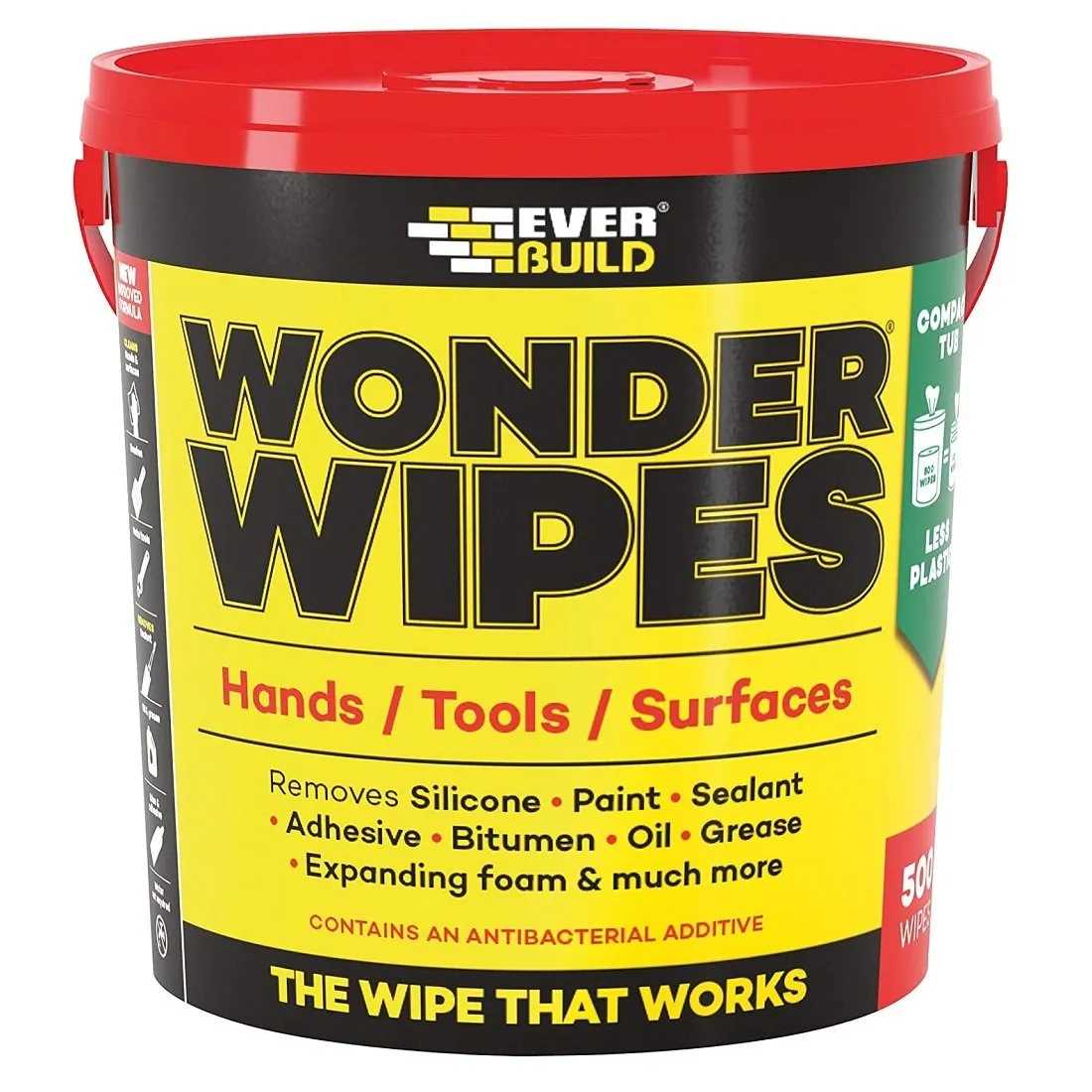 everbuild-giant-wonder-cleaning-wipes-giantwipe.jpg Sika Everbuild Giant Wonder Wipes – Antibacterial 300 Wipe Tub (484948)