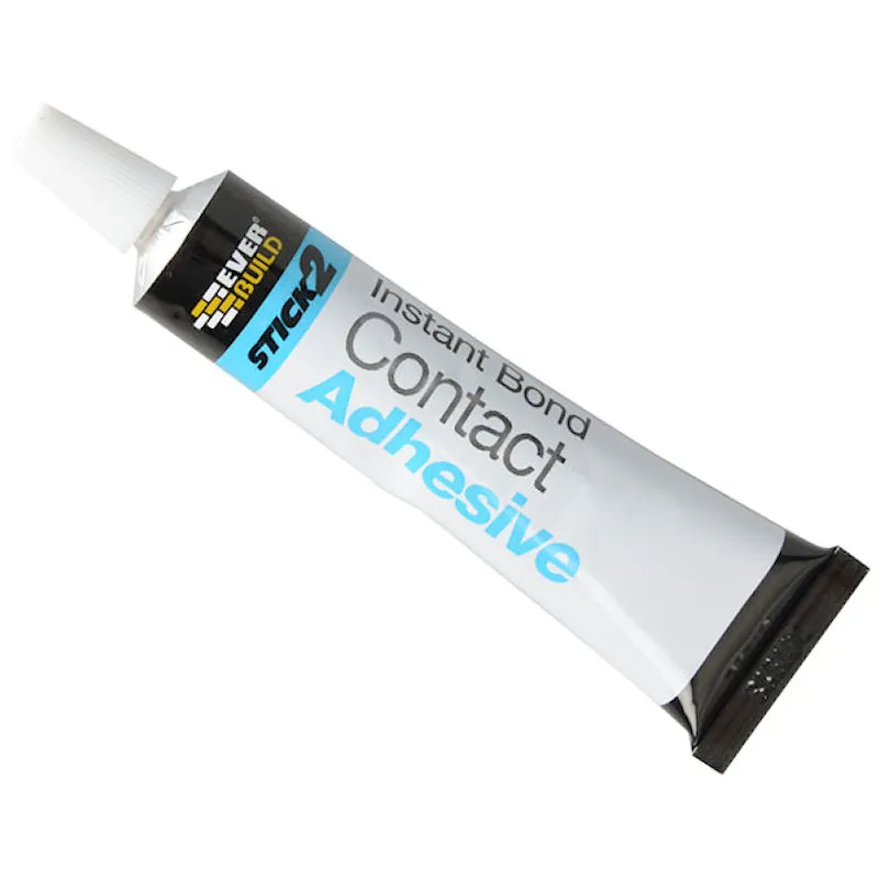 everbuild-stick-2-instant-bond-contact-beige-adhesive-30ml-s2conadh-tube.jpg Everbuild Instant Bond Contact Adhesive for Interior and Exterior 30ml (489420)