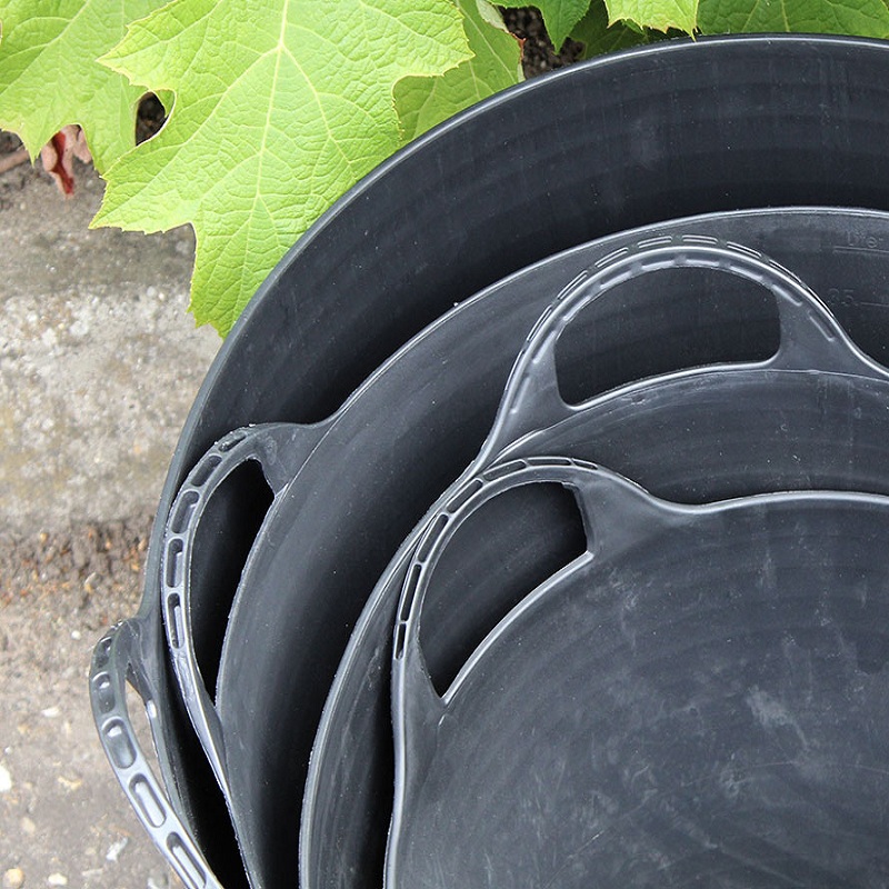 Faithfull Black 15L garden flexible bucket with handles multiple sizes available