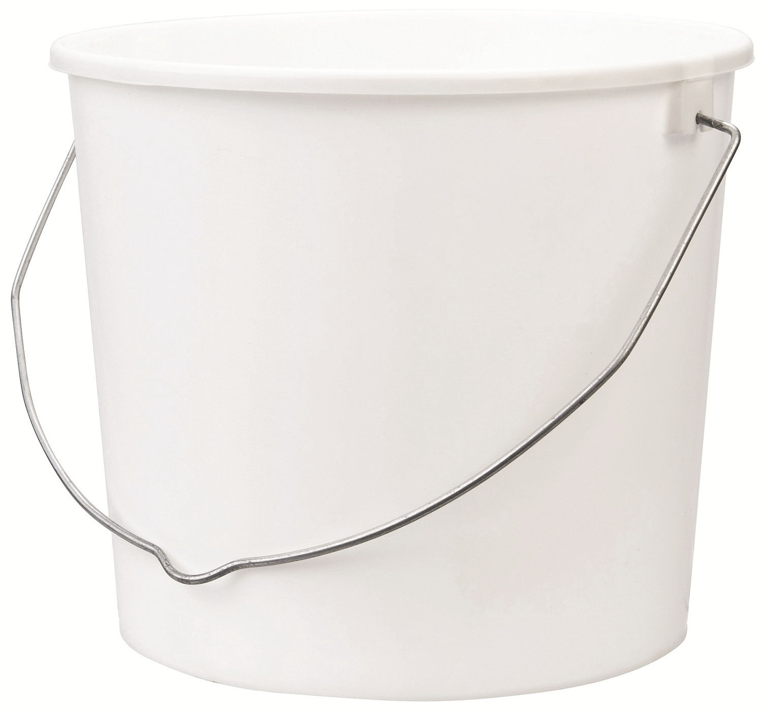 Silverline Plastic Paint Kettle 2 5 Litre Metal Handle Bucket 846839