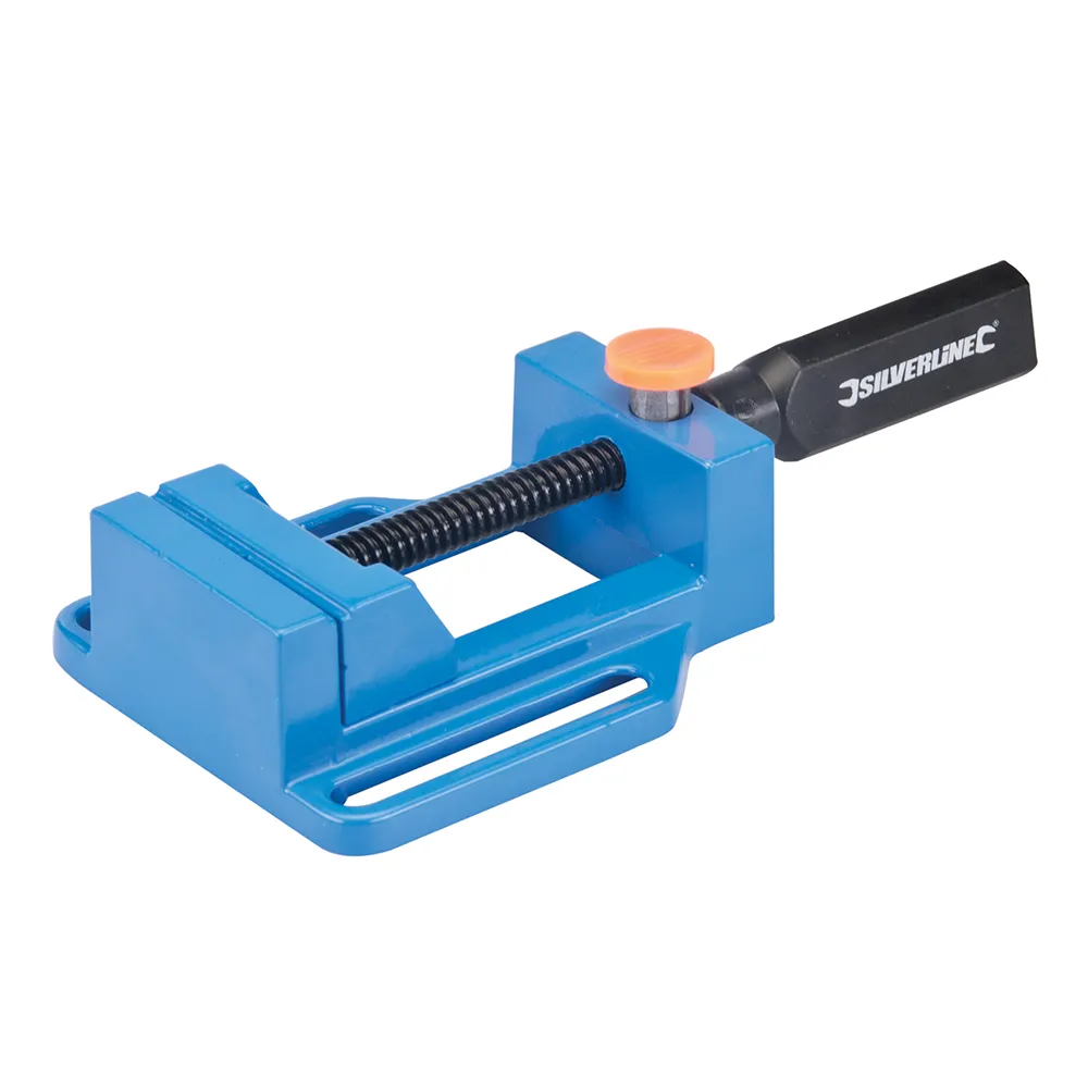 380677_ENWNMPRO1.jpg Silverline Tools Quick Release Pillar Drill Press Stand Workbench Vice (380677)
