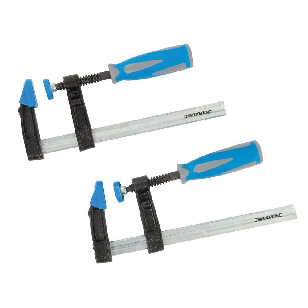 590588_ENWNMPRO1.jpg Silverline Tools F Clamp – 150mm Sliding Bar Clamp Twin Set (590588)