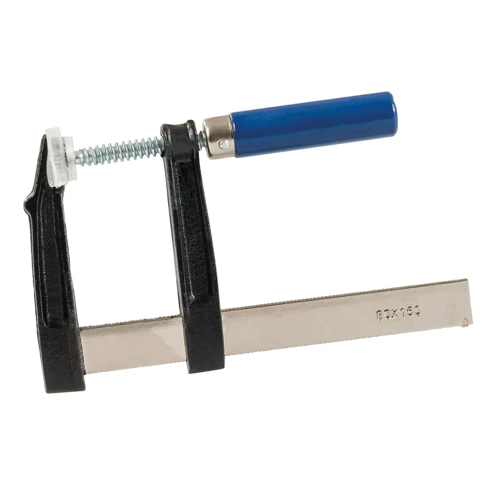 868809_ENWNMPRO1.jpg Silverline Tools F Clamp Euro Bar Clamp – 150mm x 80mm (868809)
