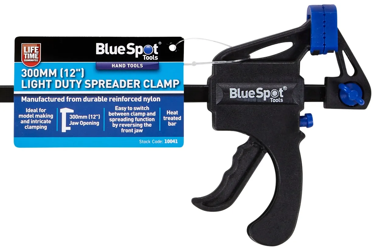 blue-spot-tools-300mm-12-inch-light-duty-spreader-mini-clamp-10041-bluespot.jpg Blue Spot Tools 300mm, 12 Inch Light Duty Mini Spreader Clamp (10041)