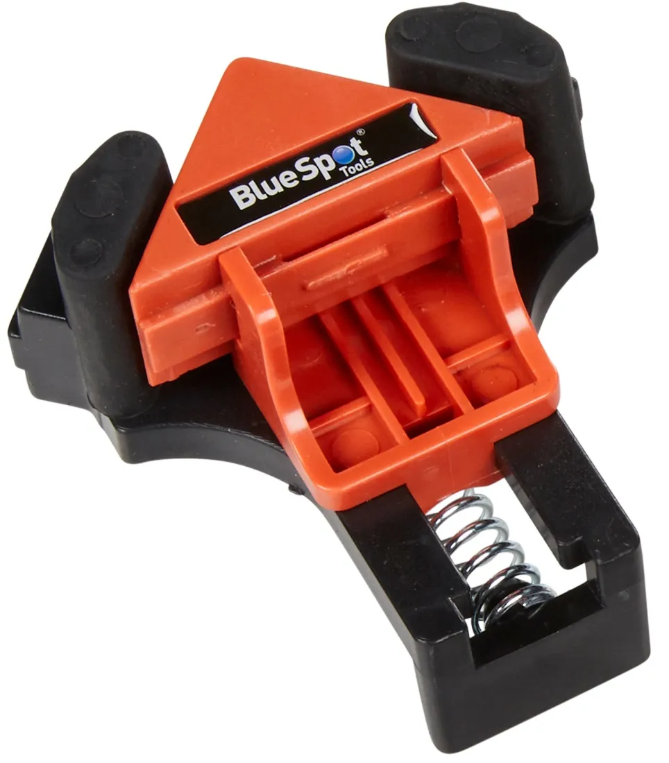 Blue Spot Tools Spring Assist Right Angle Corner Clamp – 4 Piece Set (10048)