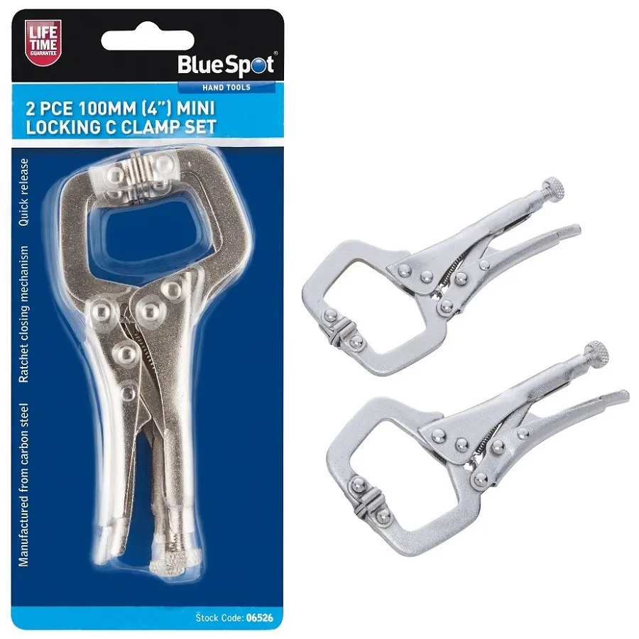 blue-spot-tools-mini-small-locking-c-clamp-plier-twin-pack-06526-bluespot.jpg Blue Spot Tools C Clamp Locking Pliers – 100mm, Twin Pack (06526)