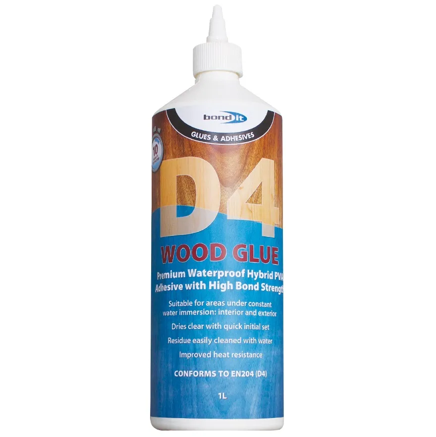 Bond It Waterproof Premium D4 Wood Glue Adhesive – 1 Litre (BDA018)